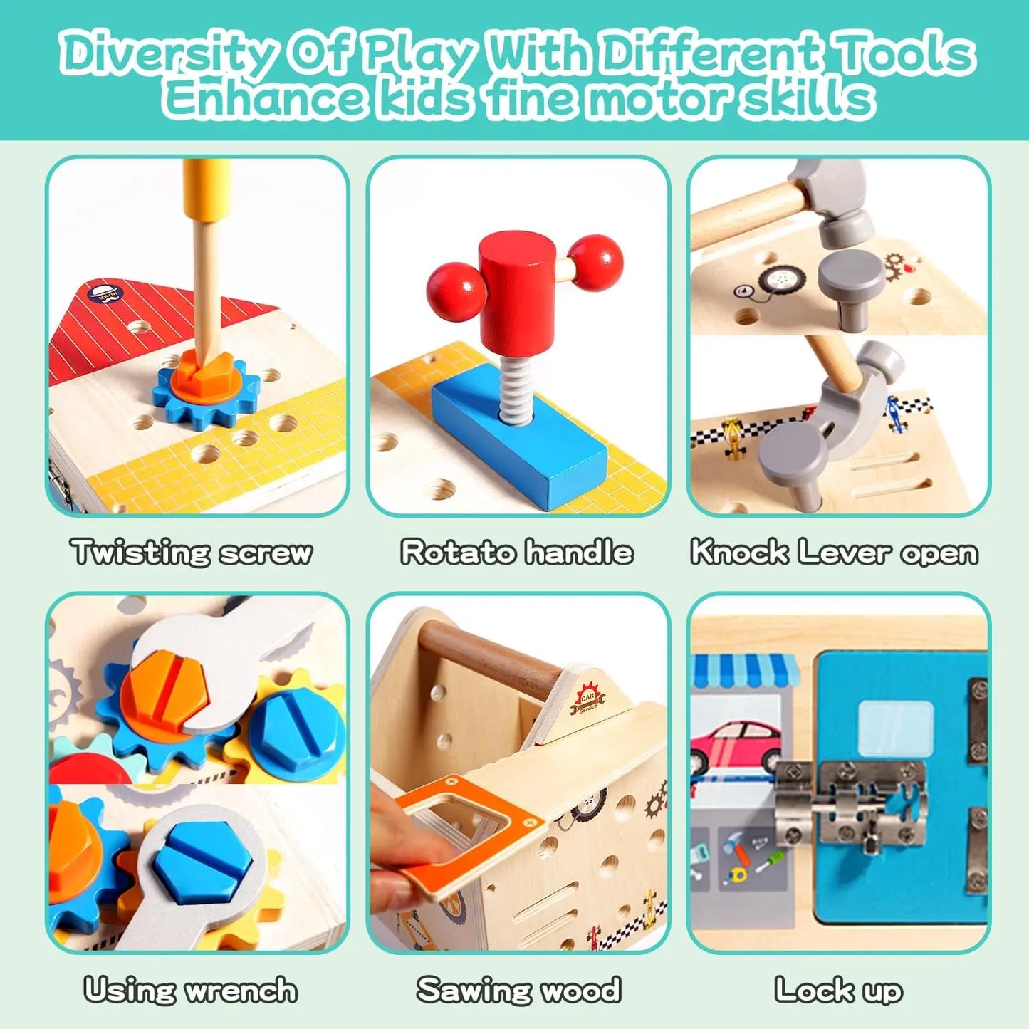 boite d'outils pour  enfant
