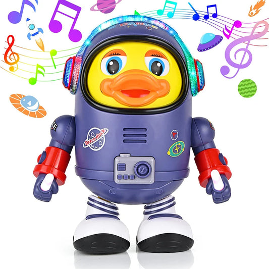 Jouet interactif Musical en forme de canard pour bébé, jouet électrique avec lumières et sons, Robot dansant, pour enfant cadeaux pour enfants.