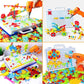 jouets de construction pour enfant garçon, ensemble pour faire un puzzle créatif et une mosaïque en 3D, pose de briques, bricolage électrique éducatif,