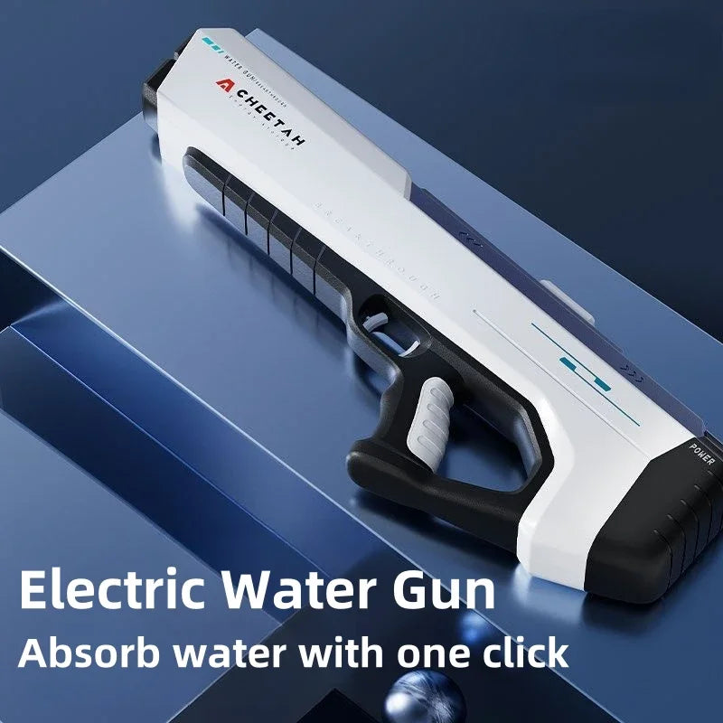 pistolet à eau haute pression automatique pour enfants, jouets pour jeux de combat en piscine en plein air,