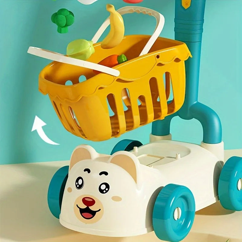 chariot de course un Jouet  d'enfant l'aventure du supermarché à la maison