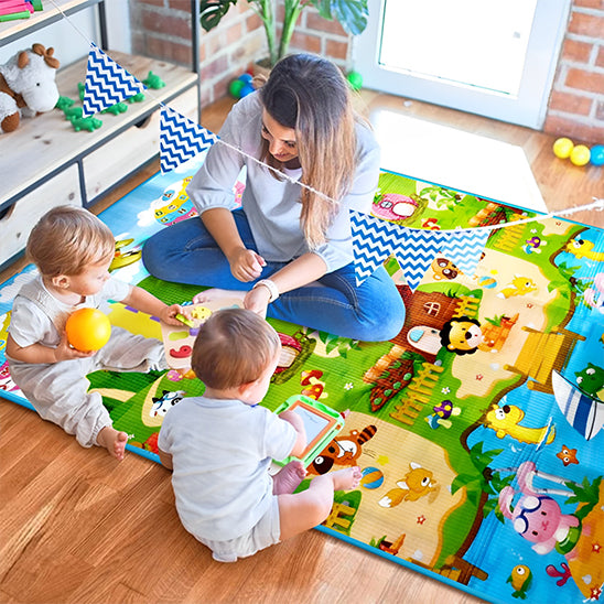 Tapis d'éveil  l'allié indispensable pour le développement de votre bébé.