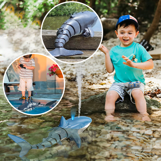 le requin  avec  télécommande  une expérience aquatique incroyable pour un enfant.