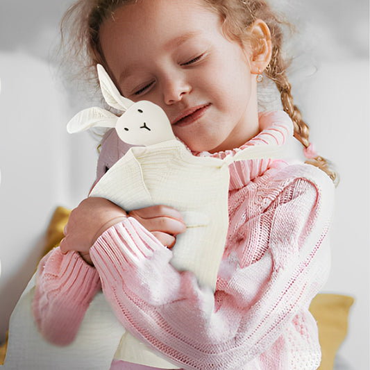 lapin doudou bebe adaptée aux petites mains